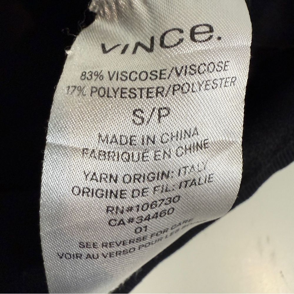 Vince Black Viscose Knit Bodycon Pencil Skirt S - Picture 5 of 9